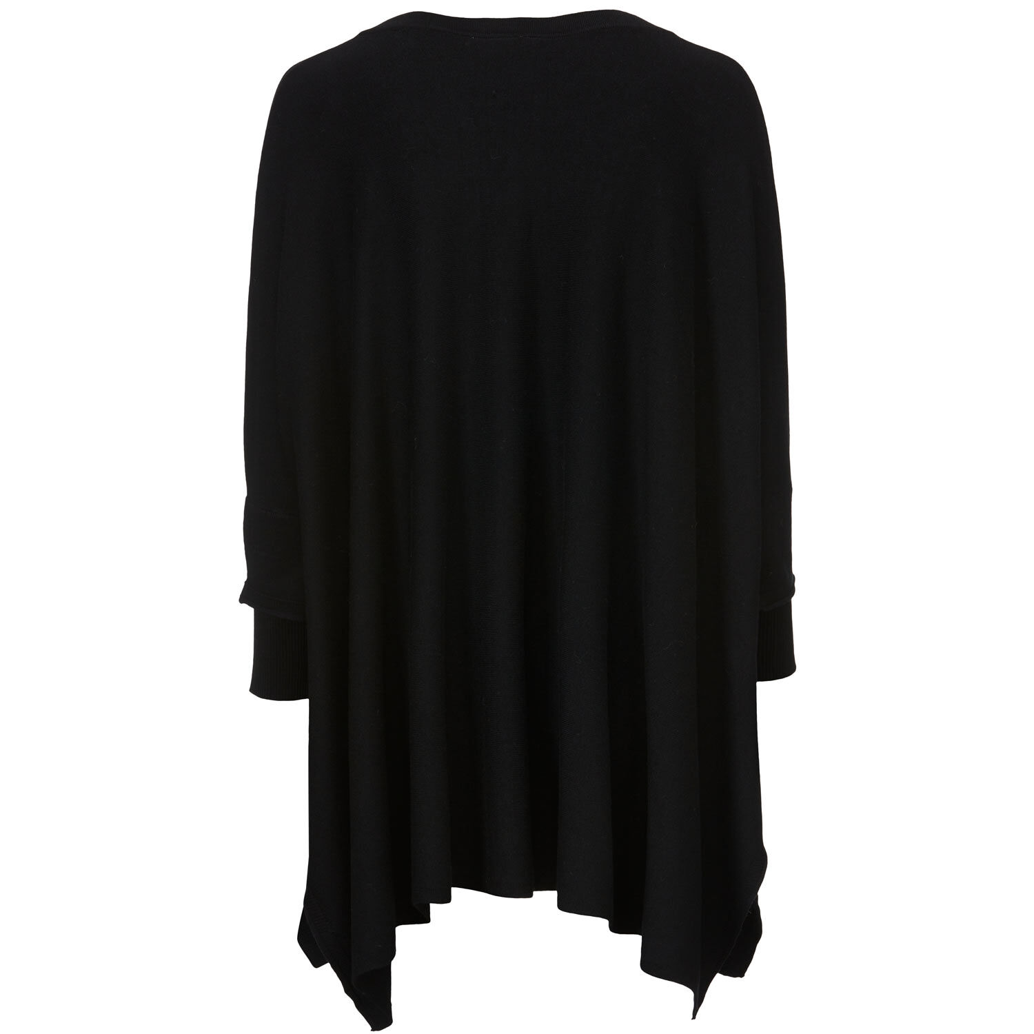 pull en maille oversize &agrave; manches &eacute;troites, Black