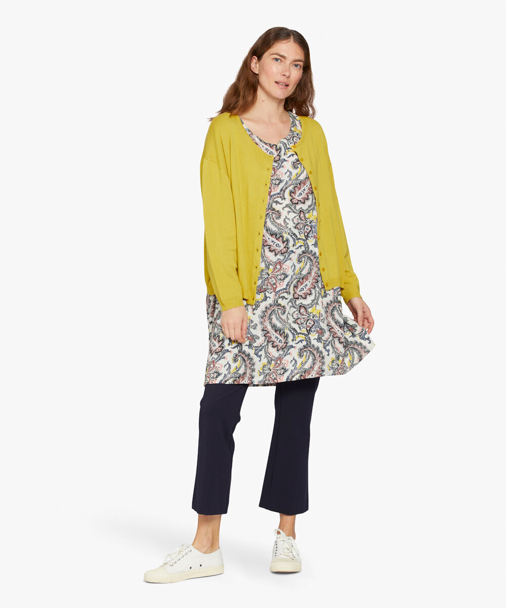 Pantalon Court En Jersey &Eacute;pais, Navy