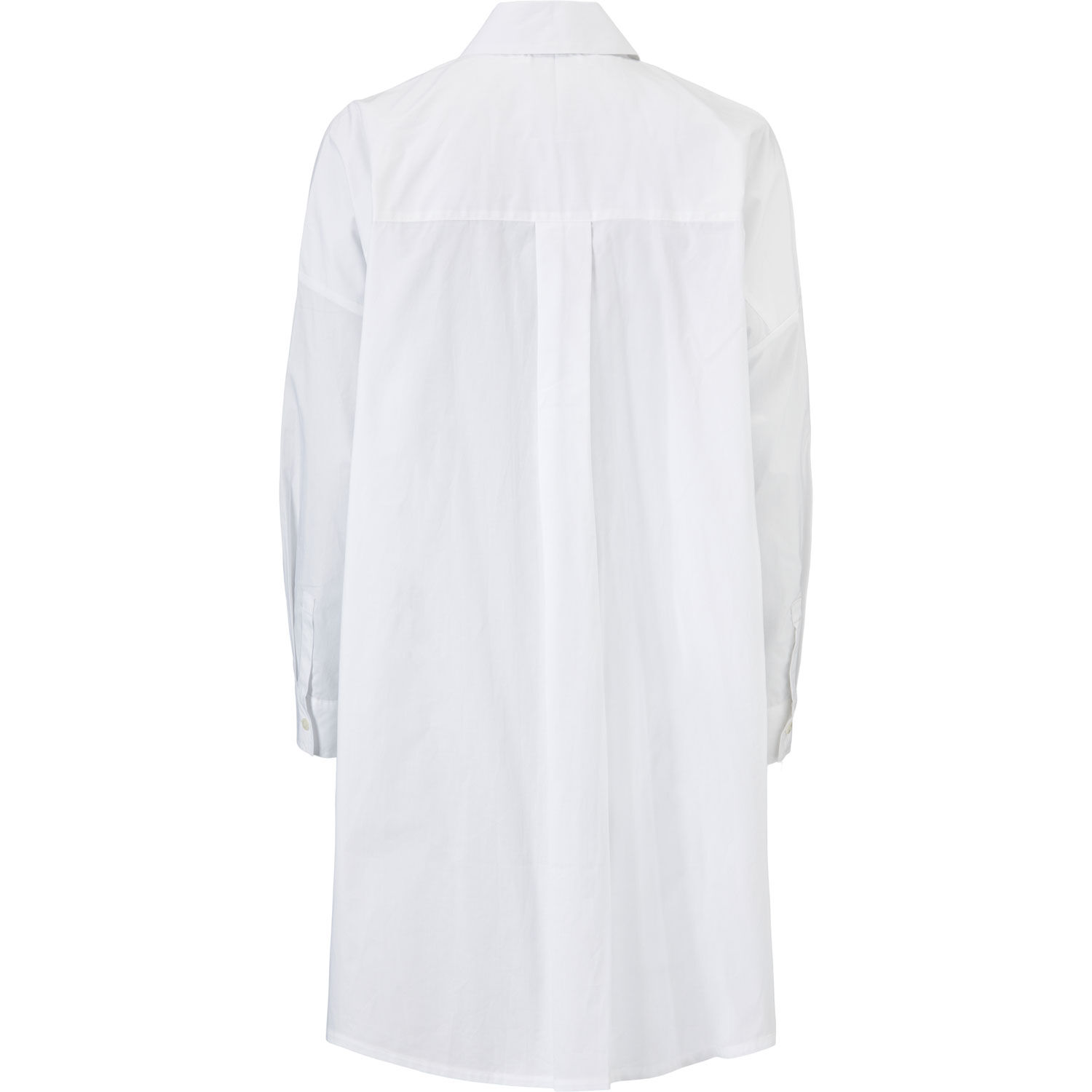 chemise boutonn&eacute;e en coton, White