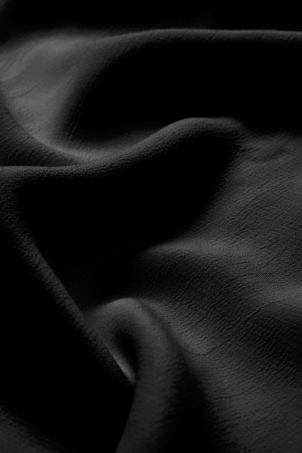 Blouse En Viscose &Agrave; Manches 3/4, Black