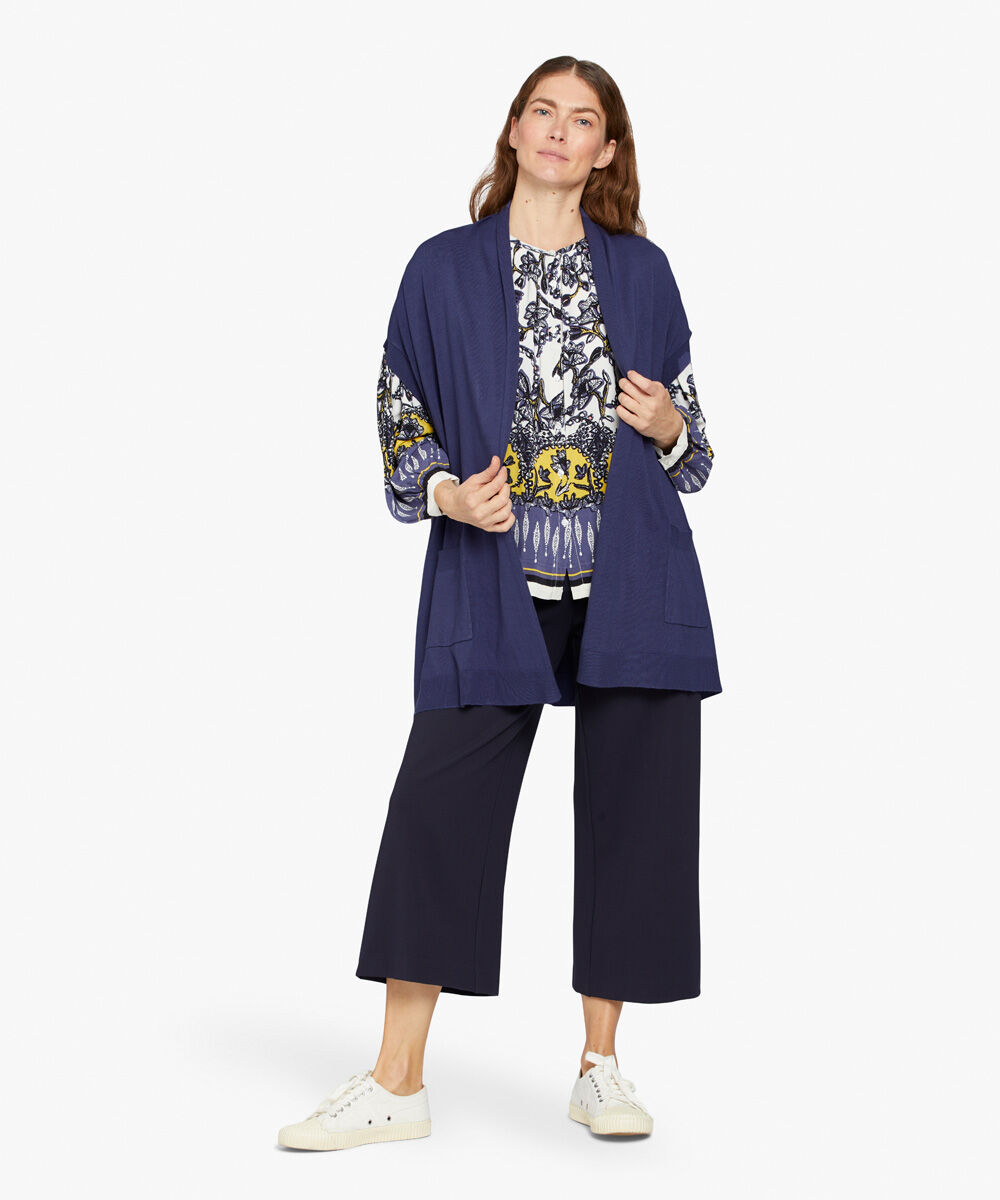 pantalon en jersey &eacute;pais avec poches, Navy