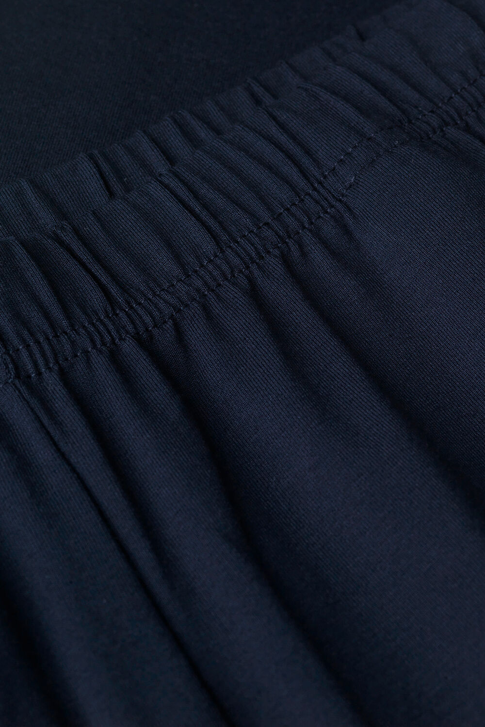 Legging Long En Jersey Doux, Navy
