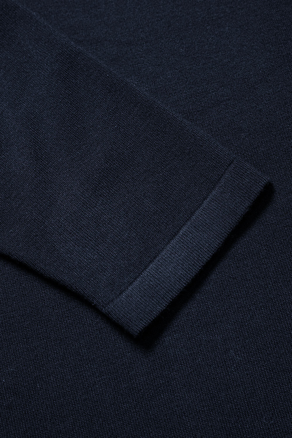 Cardigan En Fine Maille Coupe Droite, Navy