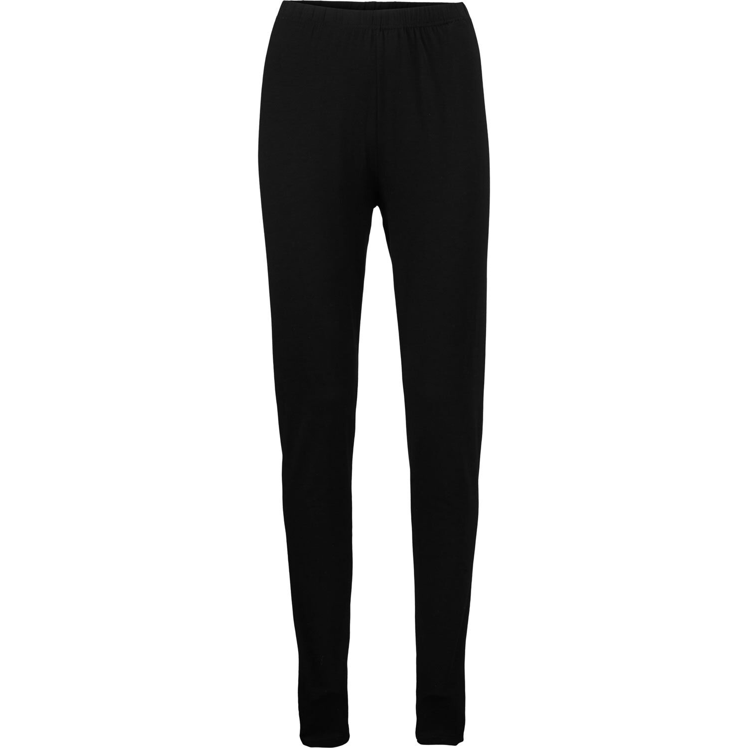 Legging Long En Jersey Doux, Black