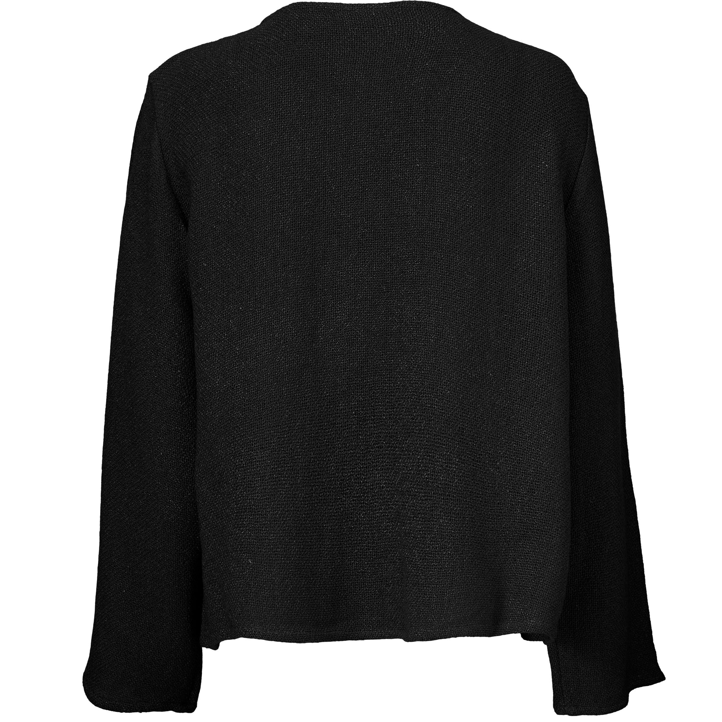 Veste Courte En Boucl&eacute;, Black
